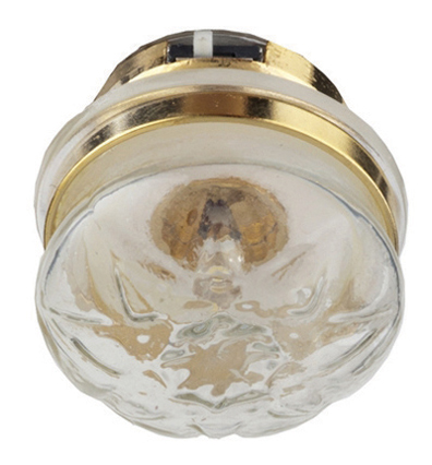 Dollhouse Miniature Led Clear Etched Ceiling Lamp